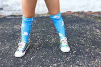 Toy Story Clouds inspired Knee High Socks