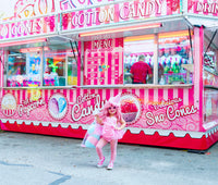 Pink Cotton Candy inspired Romper