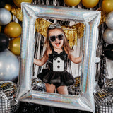 DELUXE BLACK New Years Eve Tuxedo Romper