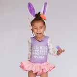 Little Miss EGGStremely Cute  Long Sleeve Leotard