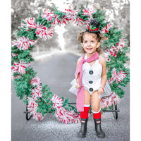 Sequins Frosty the Snowman Romper