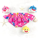 Pink Baby Shark Bloomer Skirt