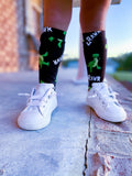 Black Rex Toy Story Knee High Socks