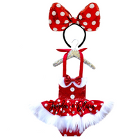 Faux Fur *Limited Edition* MINNIE Christmas Romper