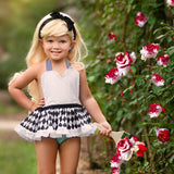 DELUXE Alice in Wonderland DIAMOND inspired Romper