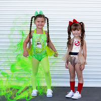 Green SLIMER Ghostbusters inspired Romper