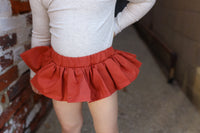 Rust Bloomer Skirt