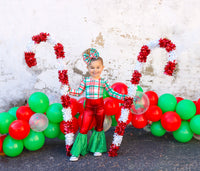 Red/Green Christmas Plaid Leotard