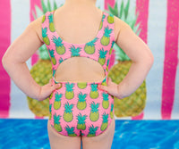 Pink Pineapple One piece